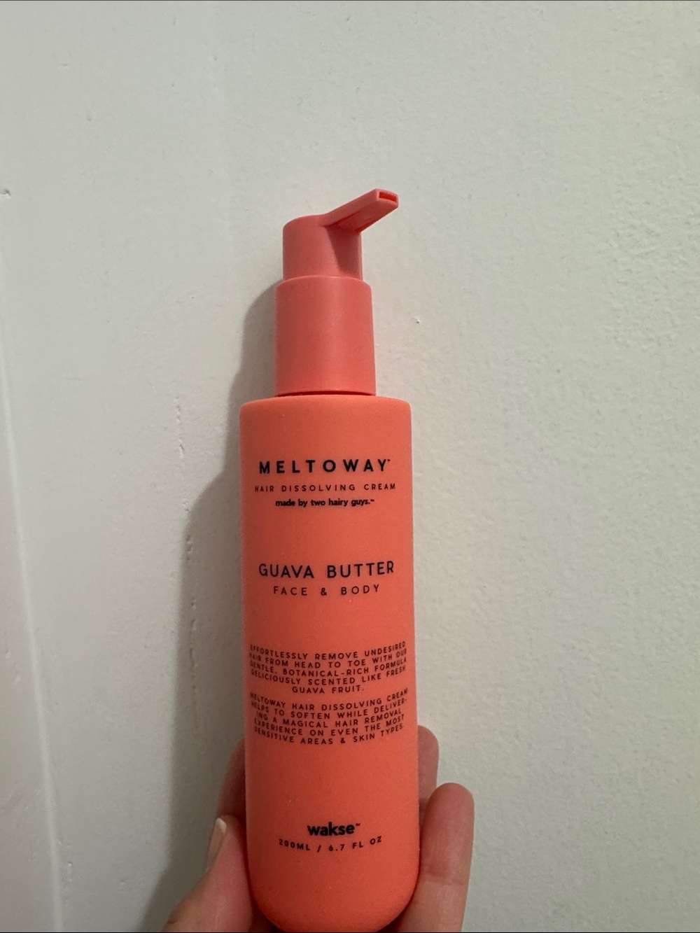 MeltWay Guava Butter Hair Dissolving Cream for Face & Body - Pink